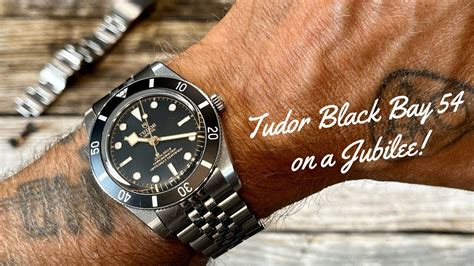 tudor watch with jubilee bracelet.